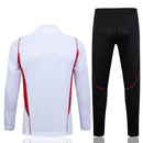 Conjunto São Paulo Adidas Zíper Curto Branco